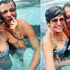 Article image for: Mandira Bedi gets brutally trolled for sharing a pool picture with male friend: ‘Arre tumhare pati ko mare huwe kuch hi samay hua ha thoda sabr kar leti'