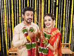 Inside pictures from Virajas Kulkarni and Shivani Rangole's wedding ceremony