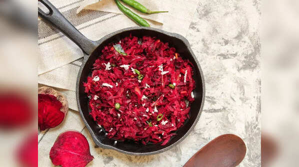 Beetroot poriyal