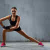 Side to side jumping lunges