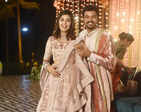 Celebrities turn up in style to attend Shivani Rangole and Virajas Kulkarni's wedding reception