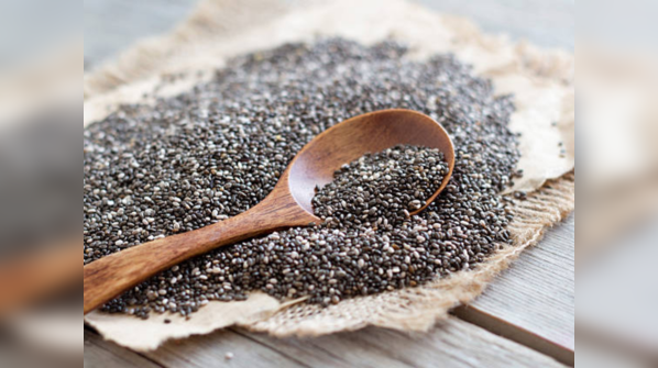 Chia seeds in soup