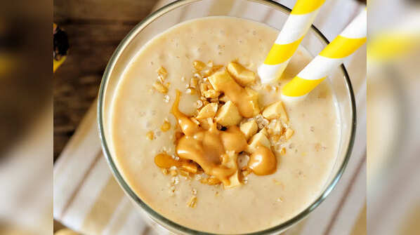 Peanut Butter Shake with Toast
