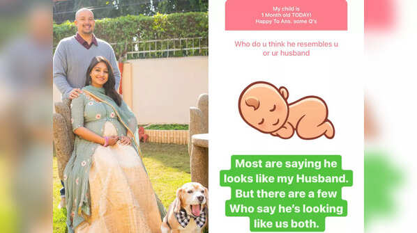 Who their baby resembles