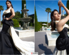 Cannes 2022: Tamannaah Bhatia makes a statement in dramatic black and white ball gown for red carpet, see pictures
