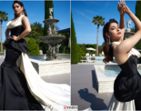 Cannes 2022: Tamannaah Bhatia makes a statement in dramatic black and white ball gown for red carpet, see pictures