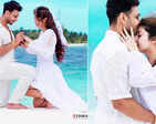 Dreamy beach engagement pictures Sonarika Bhadoria with Vikas Parashar