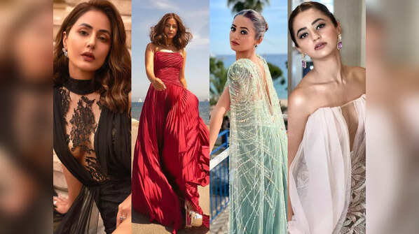 Hina Khan and Helly Shah’s captivating looks
