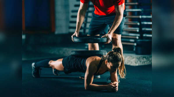 Weighted plank