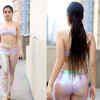 Walking in mermaid style