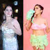 Article image for: From getting bruised due to glass dress to eating her cotton candy outfit; Times when Urfi Javed got attention for her bizarre clothes