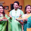 Article image for: Rajiv Bose and wife Mohini have a gala time with ‘Rannaghar’ host <i class="tbold">sudipa chatterjee</i>; see pics
