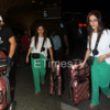 Abhinav Shukla comes to see off Rubina Dilaik Joshi is all smiles
