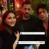Article image for: Madhuri Dixit posts unseen pic with Salman Khan, Shah Rukh Khan and Gauri Khan from Karan Johar's birthday bash, fans say 'Hum Tumhare Hain Sanam reunion'