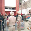 Deployment outside mortuary at civil hospital Mansa