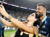 Hardik Pandya and wife Natasa Stankovic's pictures go viral after Gujarat Titans win IPL 2022 trophy