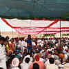 PCC President Raja Warring, Lakha Sidhana addressing mourners at Sidhu Moosewala' residence