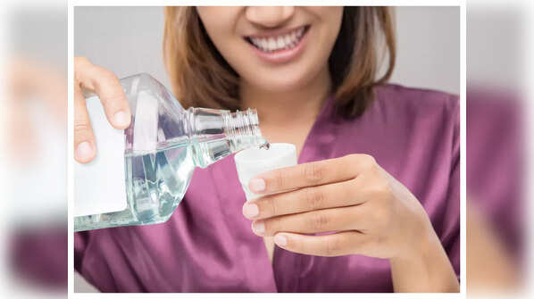 Walnut shell mouthwash