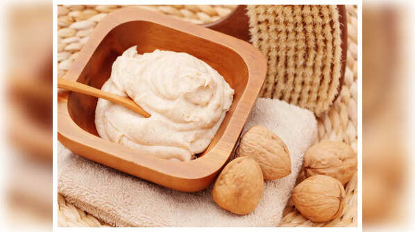 Walnut shell scrub