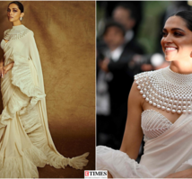 Cannes 2022: Deepika Padukone exudes celestial grace in white fusion saree as she signs off from the French Riviera​
