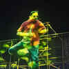 Massive cutout of Kamal Haasan at Rohini theatre, Chennai