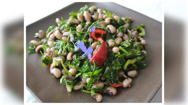 Moong Chawli Salad