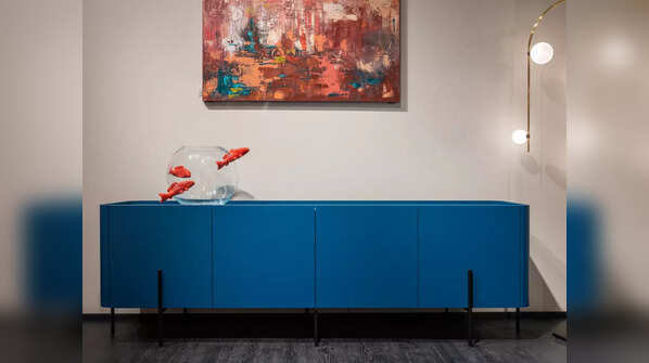 The fish’s aquarium