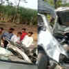 Article image for: Car hits stationary truck on Pune-Bengaluru highway, 5 family members killed
