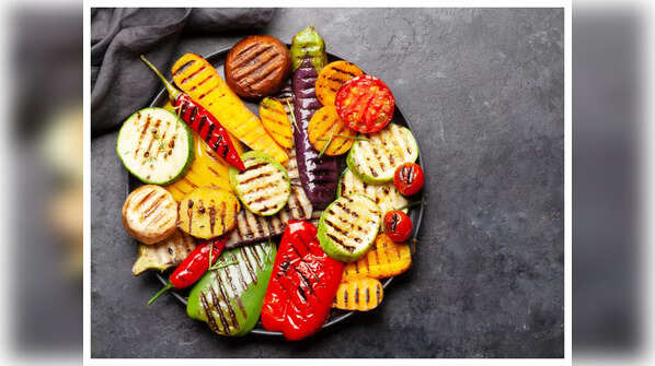 Grilled veggies and choice of meat