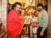 Sudeep, Shivarajkumar and others attend the muhurtha of Upendra's film UI