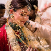 Dhivyadharshini wishes the couple after attending the wedding