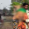 Article image for: Man goes on foot carrying his niece's dead body on his shoulder