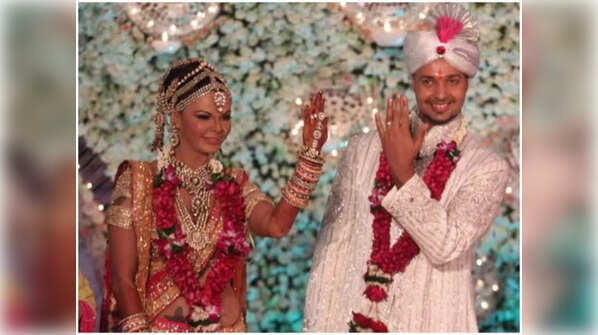 Rakhi Sawant and Elesh Parujanwala
