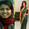 Rocking a shimmering saree