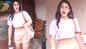 Sara Ali Khan flaunts toned abs in 'No Photo' slogan crop-top