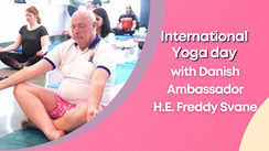 
International Yoga day with Danish Ambassador H.E. Freddy Svane
