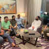 Eknath Shinde with rebel MLAs at Assam hotel