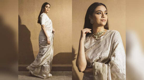 Keerthy looked stunning