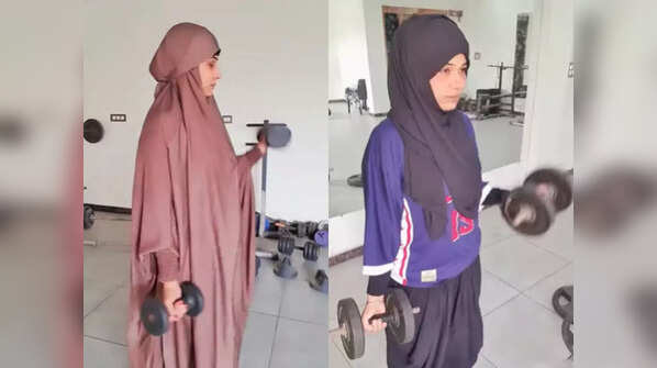 Working out wearing hijab