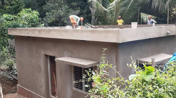 Pics from Karnataka: Block education officer gets Dalit student’s family a house