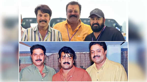 Mammootty, Mohanlal, Suresh Gopi: Times when the legends posed together for a click