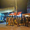 High police security outside Chief minister Uddhav thackeray's residence at Matoshree