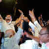 Shivsena MLA BhaskarJadhav outside Matoshree  on Wednesday night after Uddhav Thackeray resigns as Maharashtra CM.