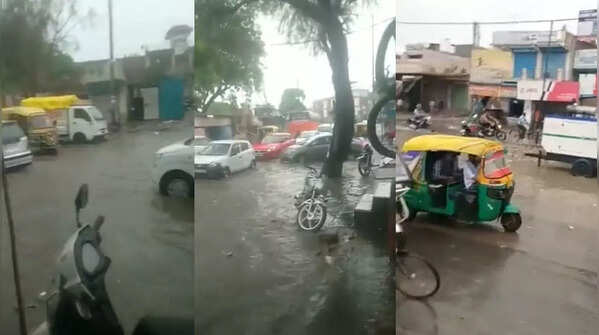 Waterlogging in Noida