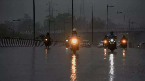Heavy rainfall in Delhi