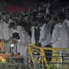 CM Eknath Shinde offers prayers at Shiv Sena founder late  Balasaheb Thackeray's memorial at Shivaji Park in Mumbai