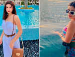 Avneet Kaur sets internet ablaze with her floral bikini, drops stunning pictures from Dubai vacation