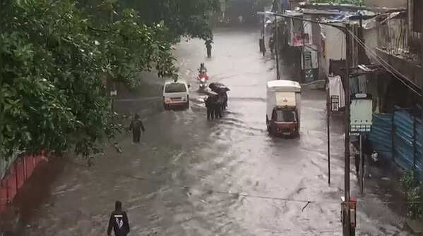In pics: Heavy rain in Mumbai throws life out of gear