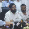 Maharashtra CM Eknath Shinde at Thane collector office addressing press conference on rains