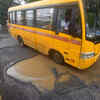 School buses in some parts of suburbs were delayed for the second day as drivers complained of heavy rains and poor road conditions.
